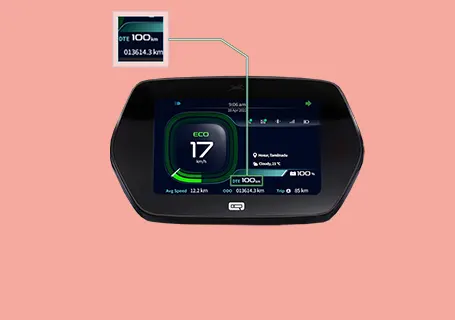 TVS iQube Electric Range 100 KM in Single Charge